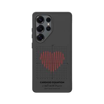 Galaxy S25 Ultra SolidSuit 黑 - Valentine's Day Collection - 愛的方程式：心跳（紅）
