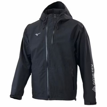 MIZUNO 美津濃 外套 男 運動連帽外套 防潑水 GORETEX 黑 B2TECW9909