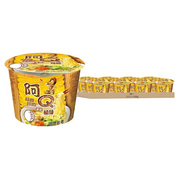 統一 阿Q桶麵 蒜香珍肉風味 106g  12入