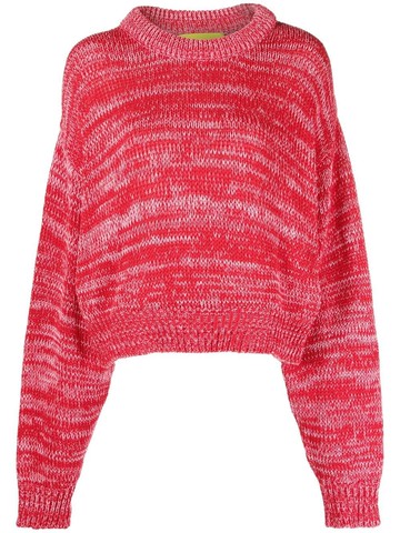 Marques'Almeida - chunky-knit jumper - women - Recycled Cotton - XS - Red