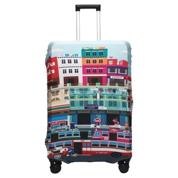 littlechili 行李箱套 彈力耐磨 行李箱配件  曼谷l 多色  L