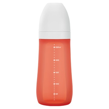 sillymann 鉑金矽膠奶瓶  上海紅  260ml  1個