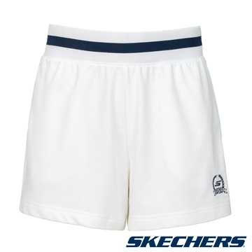 SKECHERS 女短褲 - SH185WHT