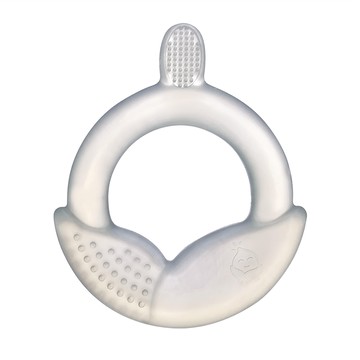 green sprouts 小綠芽 100%食品安全等級有機矽膠牙刷兼固齒器  白色  1入  1個