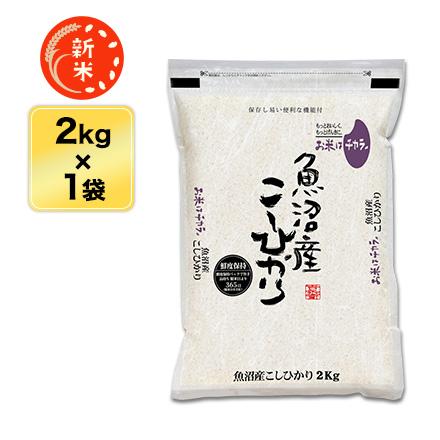 新米 令和5年(2023年)産  新潟県魚沼産 コシヒカリ〈特A評価〉2kg