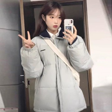 2024冬新款羽絨棉服女裝韓版時尚寬松加厚棉衣上衣外套保暖防寒祆