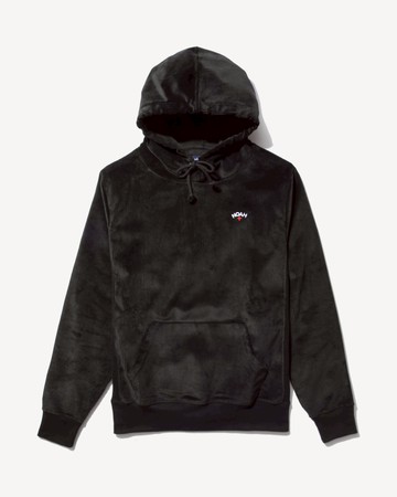 Noah Corduroy Hoodie Black / S