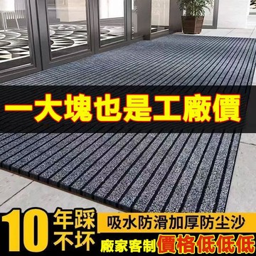 【臺灣🚍秒】【輕奢定製】爬行地墊加厚升級防摔防潮環保無味摺疊防滑耐磨迎宾地垫厨房入户门口酒店走廊吸水防潮大尺寸地毯2