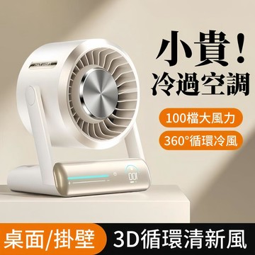 現貨優選👍靜音搖頭風扇 空氣循環扇 壁掛風扇 高速桌面電扇 降溫風扇 無葉靜音風扇 辦公室降溫風扇 厨房風扇 掛立兩用