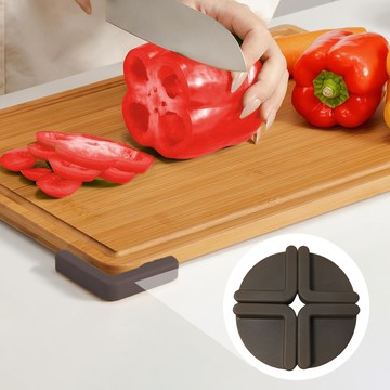 洛陽牡丹 矽膠砧板防滑腳墊菜板保護墊 木質切菜板防滑耐磨矽膠墊