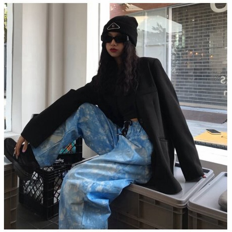 タイダイ ワイド パンツ 韓国 ダンス 衣装 ストリート Hiphop 原宿 派手 オルチャン K Pop 地雷 レッスン着v系 ボトムス レディース 5pa 36 通販 Lineポイント最大0 5 Get Lineショッピング