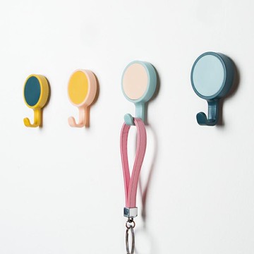 可愛掛鉤強力粘膠創意壁掛墻壁門后廚房免打孔裝飾家用無痕貼粘鉤