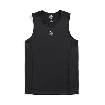 彈力透氣運動背心(女款)-黑 黑色-S