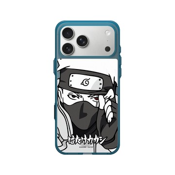 iPhone 17 Pro Max Clear (相機按鈕) 夜幕藍 - 火影忍者 Naruto - 黑白系列-卡卡西