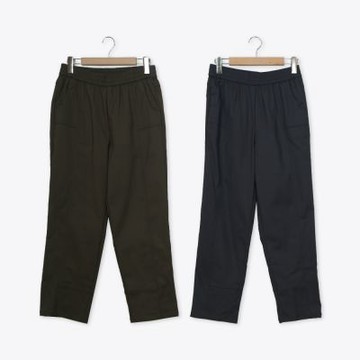 【MASTINA】修身剪裁鉛筆褲 綠 灰(魅力商品)