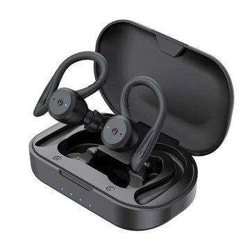 無線入耳式藍牙耳機迷你藍牙耳機降噪運動耳機大電量掛耳式爆款