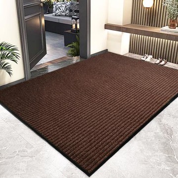 門口地墊商用加厚雙條紋吸水滌綸地毯pvc防滑腳墊墊子入戶進門墊