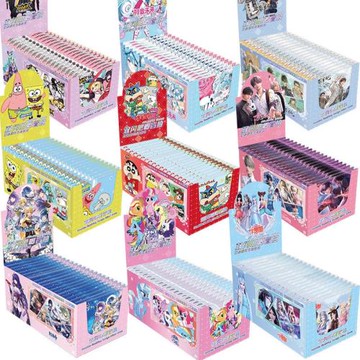 75MM雙閃盲抽吧唧徽章胸針小馬寶莉鬼滅之刃原神絕區零柯南盲盒