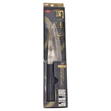 KAI 貝印 関孫六 金壽 ST出刃 片刃 150mm 日本製 魚肉刀  黑色 + 銀色  1支