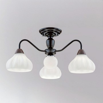 鄉村風半吸頂三燈 B96-64-73944