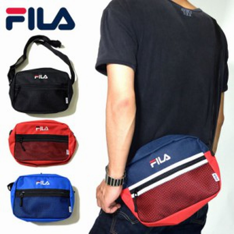 FILA フィラ ショルダーバッグ 黒 - バッグ