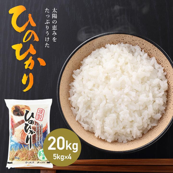 新米　5年産　佐賀県白米20kg(5kg×4袋)ひのひかり お米 米 佐賀県産