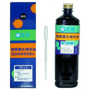 【文具通】SIMBALION 雄獅GER900cc 雄獅奇異墨水補充油 黑 W4010017【APP滿額下單4%點數(單一帳號最高1000點)】7/31止