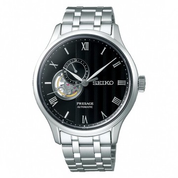 送禮首選★SEIKO Presage質感品味鏤空設計機械錶4R39-00W0D/SSA377J1 SK005 附提袋【全館滿額折價★APP下單點數4倍送】線上購買享_實體門市同步服務