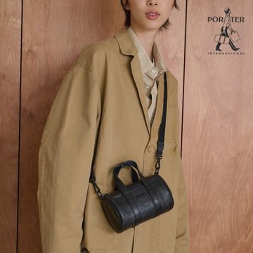 PORTER INTERNATIONAL - 優雅光韻AURA手提包- 黑