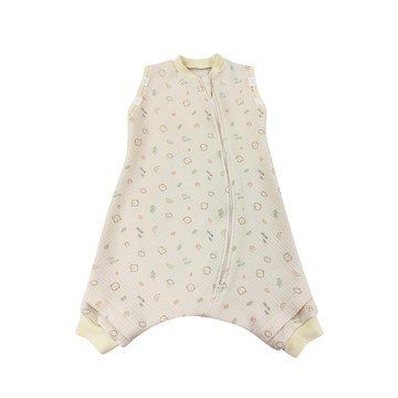 PiYOPiYO小鴨 三階段成長睡袍 舒適透氣 好睡不悶熱 J型雙向拉鍊設計  63 x 46cm  黃色