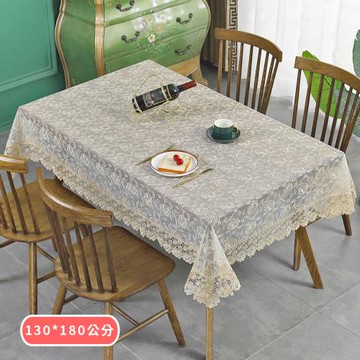 【BonBon naturel】米蘭宮廷玫瑰刺繡圖騰蕾絲桌巾-130x180cm(多款任選)