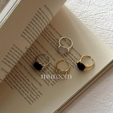 天然石戒指【100% 純銀戒指】925純銀  [A03]