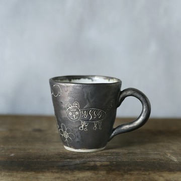 銅釉咖啡杯虎之家