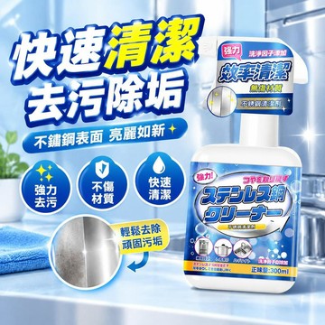 爆款免運🔥嚴選🔥不鏽鋼清洗劑 不鏽鋼門清潔劑 強力去污除垢 不鏽鋼表面拋光清潔液 金屬除銹清潔劑 商用家用不鏽鋼保養劑