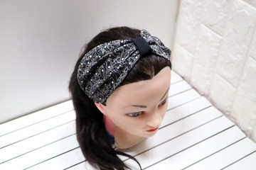 變形蟲~寬版造型髮帶