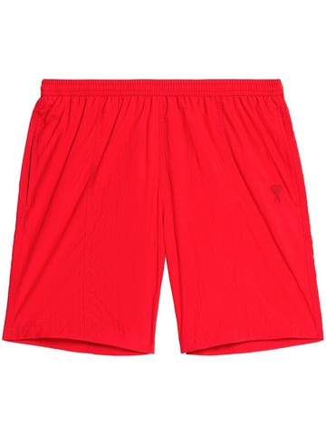 AMI Paris - embroidered-logo swim shorts - men - Polyamide/Polyester - S