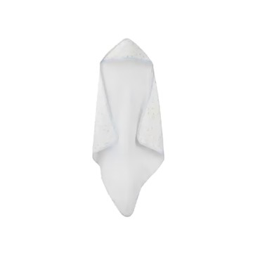 Combi 康貝 純棉柔紗系列 連帽浴巾  快樂車車 藍色  1條