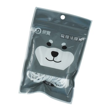 柴寶扁線牙線棒-50支入×12包