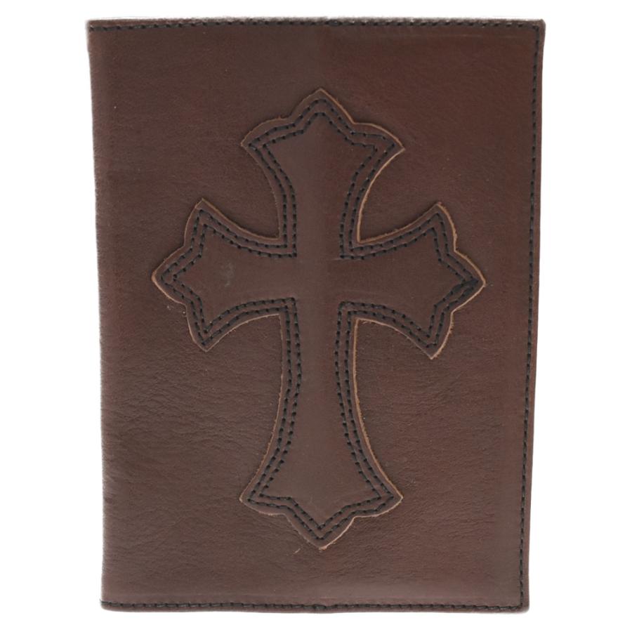 クロムハーツCHROME HEARTS□PASSPORT COVERレザーケースレザー付属品 - その他