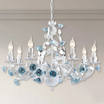 陶瓷玫瑰造型吊燈 F37-21-92611