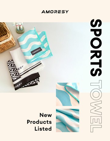 AMORESY | 901 速乾超細纖維運動毛巾