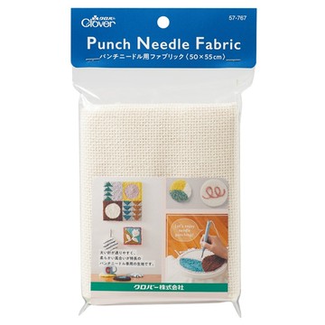 CLOVER 日本製造可樂牌打孔針織布打孔針專用布57-767(50x55cm)手工藝打孔織物布針織打孔布小孔網布