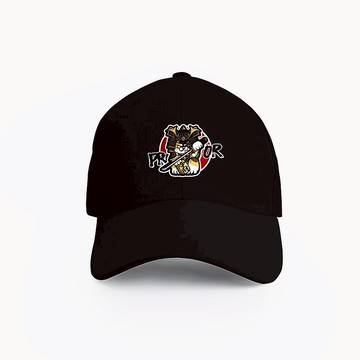 守財武士貓 水洗棒球帽 夏日遮陽帽 可調式軟頂 戶外防曬帽