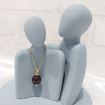 天然石榴石項鍊