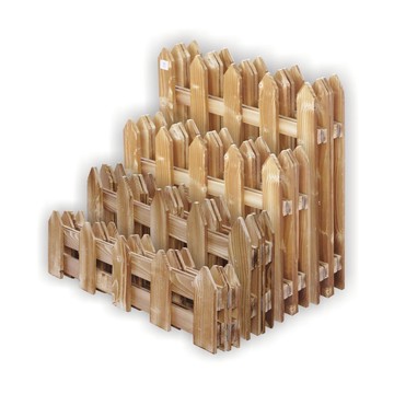 摺疊尖頭木圍欄 50cm