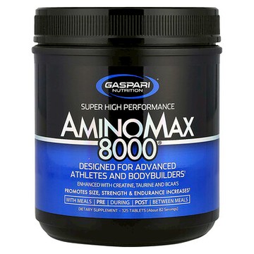 Gaspari Nutrition, AminoMax 8000®，325 片