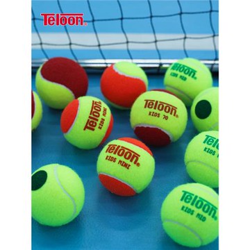 Teloon天龍兒童網球短式過渡軟式減壓初學者訓練橙球綠球紅球48裝