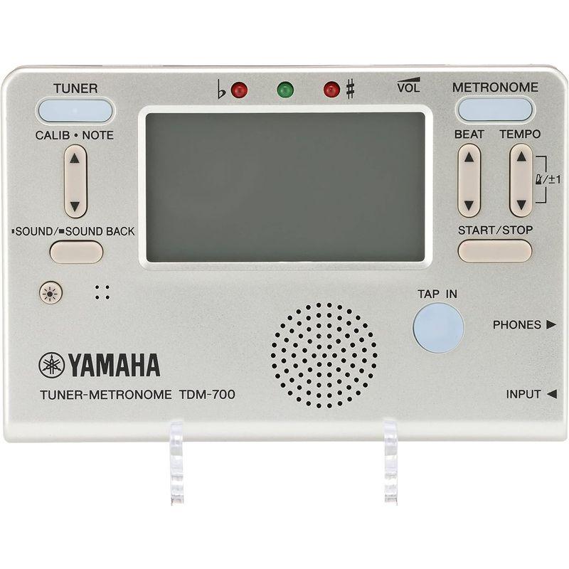 ヤマハ YAMAHA チューナーメトロノーム TDM-700GM チューナーとメトロノームが同時に使えるデュアル機能搭載 チューナー専用マイ