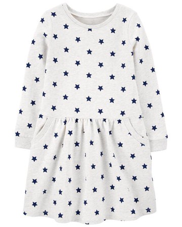 Kid Long-Sleeve Cotton Dress