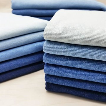 水洗漂洗牛仔布料薄款厚款做衣服褲子裙子d服裝設計面料包郵代發